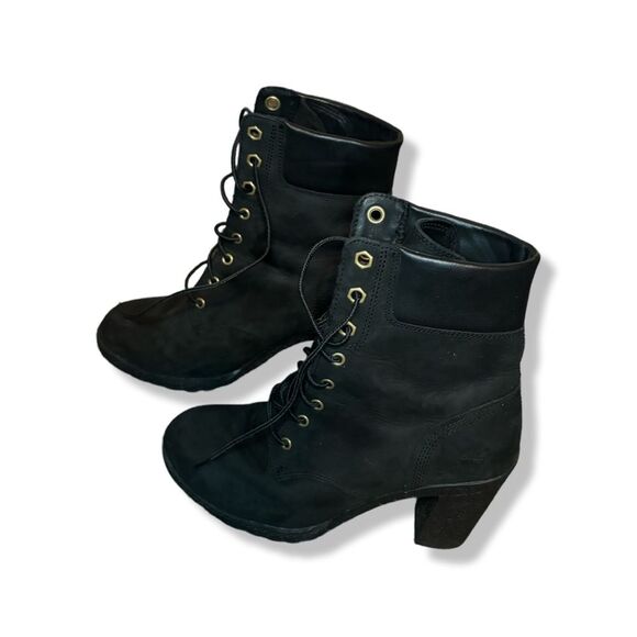 Timberland Earthkeepers Glancy lace up heeled boots. Size 6 - Picture 1 of 8